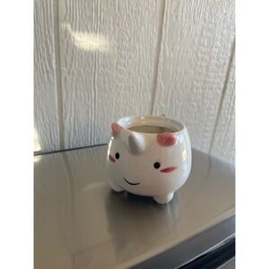 White‎ Unicorn Planter Pot Rainbow Tail Kawaii Desk Decor Home Garden